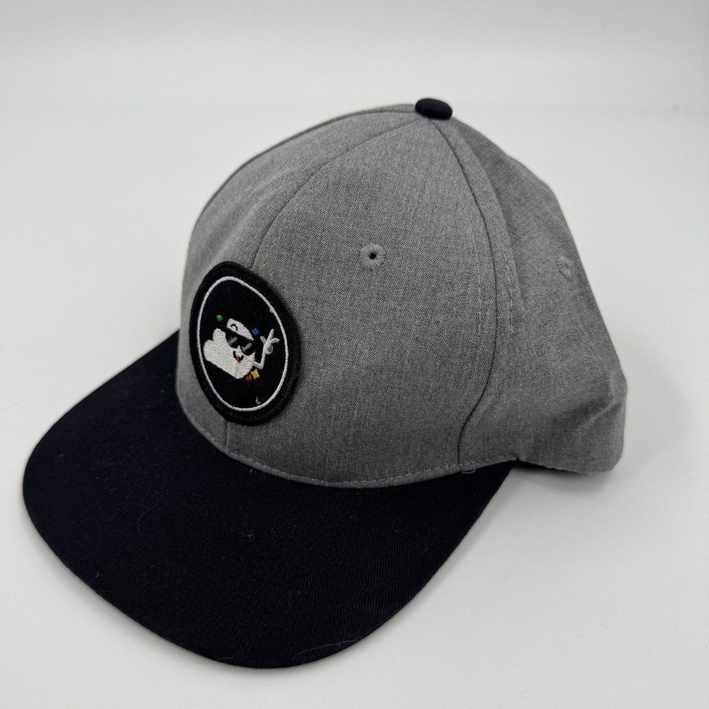 Google Cloud Snapback Hat Grey Black Wool Blend F… - image 9